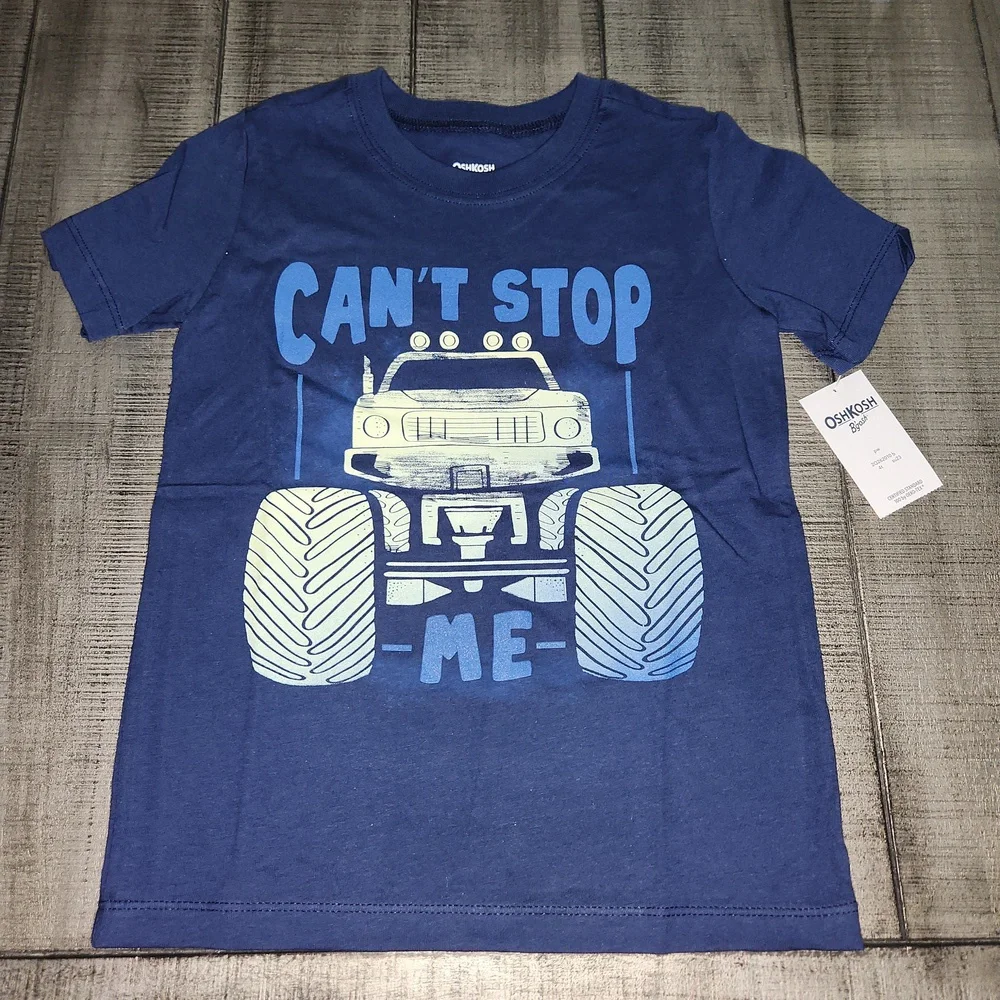 NWT OshKosh B'gosh Blue Graphic Tee